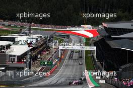 Sergio Perez (MEX) Sahara Force India F1 VJM11. 01.07.2018. Formula 1 World Championship, Rd 9, Austrian Grand Prix, Spielberg, Austria, Race Day.