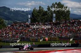 Sergio Perez (MEX) Sahara Force India F1 VJM11. 01.07.2018. Formula 1 World Championship, Rd 9, Austrian Grand Prix, Spielberg, Austria, Race Day.