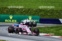 Sergio Perez (MEX) Sahara Force India F1 VJM11. 01.07.2018. Formula 1 World Championship, Rd 9, Austrian Grand Prix, Spielberg, Austria, Race Day.