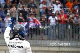 Pole for Valtteri Bottas (FIN) Mercedes AMG F1. 30.06.2018. Formula 1 World Championship, Rd 9, Austrian Grand Prix, Spielberg, Austria, Qualifying Day.