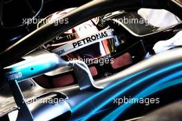 Lewis Hamilton (GBR) Mercedes AMG F1 W09.