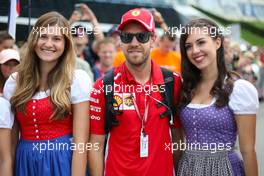 Sebastian Vettel (GER) Scuderia Ferrari  30.06.2018. Formula 1 World Championship, Rd 9, Austrian Grand Prix, Spielberg, Austria, Qualifying Day.