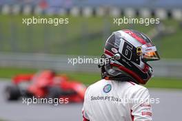 Charles Leclerc (FRA) Sauber F1 Team  30.06.2018. Formula 1 World Championship, Rd 9, Austrian Grand Prix, Spielberg, Austria, Qualifying Day.