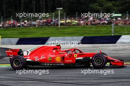 Kimi Raikkonen (FIN) Ferrari SF71H. 30.06.2018. Formula 1 World Championship, Rd 9, Austrian Grand Prix, Spielberg, Austria, Qualifying Day.