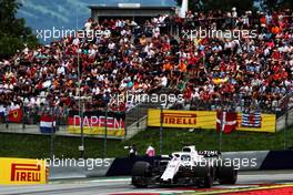 Lance Stroll (CDN) Williams FW41. 30.06.2018. Formula 1 World Championship, Rd 9, Austrian Grand Prix, Spielberg, Austria, Qualifying Day.