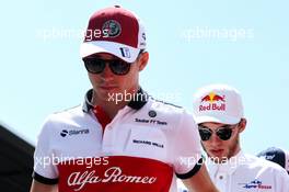 Charles Leclerc (MON) Sauber F1 Team on the drivers parade. 01.07.2018. Formula 1 World Championship, Rd 9, Austrian Grand Prix, Spielberg, Austria, Race Day.