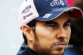 Sergio Perez (MEX) Sahara Force India F1. 28.06.2018. Formula 1 World Championship, Rd 9, Austrian Grand Prix, Spielberg, Austria, Preparation Day.