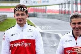 Charles Leclerc (MON) Sauber F1 Team walks the circuit. 28.06.2018. Formula 1 World Championship, Rd 9, Austrian Grand Prix, Spielberg, Austria, Preparation Day.