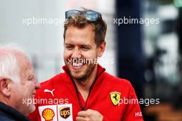 Sebastian Vettel (GER) Ferrari with his father Norbert Vettel (GER). 28.06.2018. Formula 1 World Championship, Rd 9, Austrian Grand Prix, Spielberg, Austria, Preparation Day.