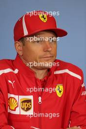 Kimi Raikkonen (FIN) Scuderia Ferrari  28.06.2018. Formula 1 World Championship, Rd 9, Austrian Grand Prix, Spielberg, Austria, Preparation Day.