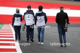 Track walk, Lance Stroll (CDN) Williams F1 Team  28.06.2018. Formula 1 World Championship, Rd 9, Austrian Grand Prix, Spielberg, Austria, Preparation Day.
