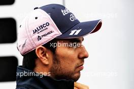 Sergio Perez (MEX) Sahara Force India F1. 28.06.2018. Formula 1 World Championship, Rd 9, Austrian Grand Prix, Spielberg, Austria, Preparation Day.