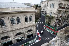 Kevin Magnussen (DEN) Haas VF-18. 27.04.2018. Formula 1 World Championship, Rd 4, Azerbaijan Grand Prix, Baku Street Circuit, Azerbaijan, Practice Day.