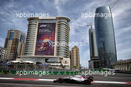 Lance Stroll (CDN) Williams FW41. 27.04.2018. Formula 1 World Championship, Rd 4, Azerbaijan Grand Prix, Baku Street Circuit, Azerbaijan, Practice Day.