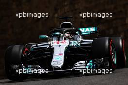 Lewis Hamilton (GBR) Mercedes AMG F1 W09. 27.04.2018. Formula 1 World Championship, Rd 4, Azerbaijan Grand Prix, Baku Street Circuit, Azerbaijan, Practice Day.