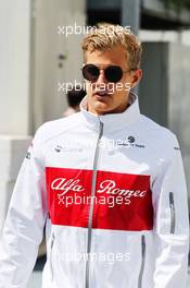 Marcus Ericsson (SWE) Sauber F1 Team. 27.04.2018. Formula 1 World Championship, Rd 4, Azerbaijan Grand Prix, Baku Street Circuit, Azerbaijan, Practice Day.