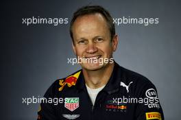 Paul Monaghan (GBR) Red Bull Racing Chief Engineer in the FIA Press Conference. 27.04.2018. Formula 1 World Championship, Rd 4, Azerbaijan Grand Prix, Baku Street Circuit, Azerbaijan, Practice Day.