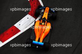 Stoffel Vandoorne (BEL) McLaren MCL33. 27.04.2018. Formula 1 World Championship, Rd 4, Azerbaijan Grand Prix, Baku Street Circuit, Azerbaijan, Practice Day.
