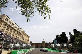 Lance Stroll (CDN) Williams FW41. 27.04.2018. Formula 1 World Championship, Rd 4, Azerbaijan Grand Prix, Baku Street Circuit, Azerbaijan, Practice Day.