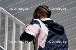 Lewis Hamilton (GBR) Mercedes AMG F1. 27.04.2018. Formula 1 World Championship, Rd 4, Azerbaijan Grand Prix, Baku Street Circuit, Azerbaijan, Practice Day.