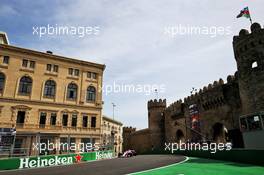 Sergio Perez (MEX) Sahara Force India F1 VJM11. 27.04.2018. Formula 1 World Championship, Rd 4, Azerbaijan Grand Prix, Baku Street Circuit, Azerbaijan, Practice Day.