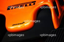 McLaren MCL33 nosecone. 27.04.2018. Formula 1 World Championship, Rd 4, Azerbaijan Grand Prix, Baku Street Circuit, Azerbaijan, Practice Day.