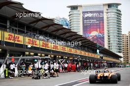 Fernando Alonso (ESP) McLaren MCL33. 27.04.2018. Formula 1 World Championship, Rd 4, Azerbaijan Grand Prix, Baku Street Circuit, Azerbaijan, Practice Day.