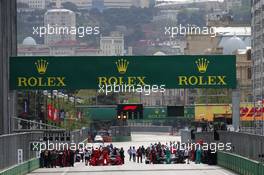 The Grid. 29.04.2018. Formula 1 World Championship, Rd 4, Azerbaijan Grand Prix, Baku Street Circuit, Azerbaijan, Race Day.