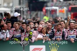 Force India F1  29.04.2018. Formula 1 World Championship, Rd 4, Azerbaijan Grand Prix, Baku Street Circuit, Azerbaijan, Race Day.