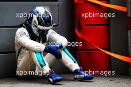 Valtteri Bottas (FIN) Mercedes AMG F1 retired from the race. 29.04.2018. Formula 1 World Championship, Rd 4, Azerbaijan Grand Prix, Baku Street Circuit, Azerbaijan, Race Day.