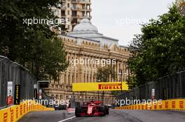 Sebastian Vettel (GER) Ferrari SF71H. 29.04.2018. Formula 1 World Championship, Rd 4, Azerbaijan Grand Prix, Baku Street Circuit, Azerbaijan, Race Day.