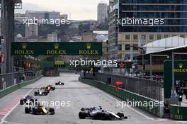 Lance Stroll (CDN) Williams FW41. 29.04.2018. Formula 1 World Championship, Rd 4, Azerbaijan Grand Prix, Baku Street Circuit, Azerbaijan, Race Day.