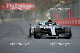 Valtteri Bottas (FIN) Mercedes AMG F1  29.04.2018. Formula 1 World Championship, Rd 4, Azerbaijan Grand Prix, Baku Street Circuit, Azerbaijan, Race Day.