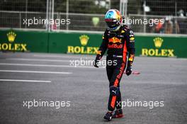 Daniel Ricciardo (AUS) Red Bull Racing retired from the race. 29.04.2018. Formula 1 World Championship, Rd 4, Azerbaijan Grand Prix, Baku Street Circuit, Azerbaijan, Race Day.