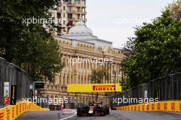 Max Verstappen (NLD) Red Bull Racing RB14. 29.04.2018. Formula 1 World Championship, Rd 4, Azerbaijan Grand Prix, Baku Street Circuit, Azerbaijan, Race Day.