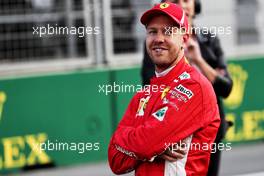 Sebastian Vettel (GER) Ferrari. 28.04.2018. Formula 1 World Championship, Rd 4, Azerbaijan Grand Prix, Baku Street Circuit, Azerbaijan, Qualifying Day.