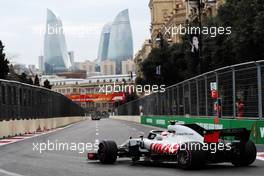 Kevin Magnussen (DEN) Haas VF-18. 28.04.2018. Formula 1 World Championship, Rd 4, Azerbaijan Grand Prix, Baku Street Circuit, Azerbaijan, Qualifying Day.