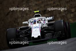 Sergey Sirotkin (RUS) Williams FW41. 28.04.2018. Formula 1 World Championship, Rd 4, Azerbaijan Grand Prix, Baku Street Circuit, Azerbaijan, Qualifying Day.