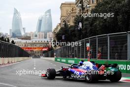 Pierre Gasly (FRA) Scuderia Toro Rosso STR13. 28.04.2018. Formula 1 World Championship, Rd 4, Azerbaijan Grand Prix, Baku Street Circuit, Azerbaijan, Qualifying Day.