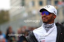 Lewis Hamilton (GBR) Mercedes AMG F1   29.04.2018. Formula 1 World Championship, Rd 4, Azerbaijan Grand Prix, Baku Street Circuit, Azerbaijan, Race Day.