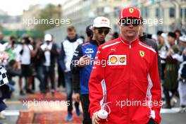 Kimi Raikkonen (FIN) Scuderia Ferrari  29.04.2018. Formula 1 World Championship, Rd 4, Azerbaijan Grand Prix, Baku Street Circuit, Azerbaijan, Race Day.