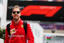 Sebastian Vettel (GER) Ferrari. 29.04.2018. Formula 1 World Championship, Rd 4, Azerbaijan Grand Prix, Baku Street Circuit, Azerbaijan, Race Day.