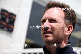 Christian Horner (GBR) Red Bull Racing Team Principal. 29.04.2018. Formula 1 World Championship, Rd 4, Azerbaijan Grand Prix, Baku Street Circuit, Azerbaijan, Race Day.
