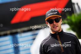 Stoffel Vandoorne (BEL) McLaren. 29.04.2018. Formula 1 World Championship, Rd 4, Azerbaijan Grand Prix, Baku Street Circuit, Azerbaijan, Race Day.