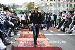 Nico Hulkenberg (GER) Renault Sport F1 Team  29.04.2018. Formula 1 World Championship, Rd 4, Azerbaijan Grand Prix, Baku Street Circuit, Azerbaijan, Race Day.
