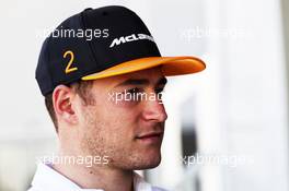 Stoffel Vandoorne (BEL) McLaren. 26.04.2018. Formula 1 World Championship, Rd 4, Azerbaijan Grand Prix, Baku Street Circuit, Azerbaijan, Preparation Day.