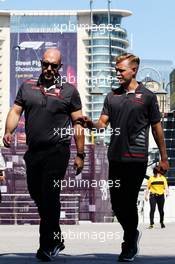 Kevin Magnussen (DEN) Haas F1 Team. 26.04.2018. Formula 1 World Championship, Rd 4, Azerbaijan Grand Prix, Baku Street Circuit, Azerbaijan, Preparation Day.