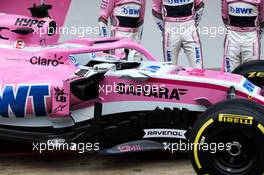 Sahara Force India F1 VJM11 detail. 26.02.2018. Formula One Testing, Day One, Barcelona, Spain. Monday.