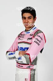 Esteban Ocon (FRA) Sahara Force India F1 Team. 16.02.2018. Sahara Force India F1 Team Studio Shoot, Silverstone, England.