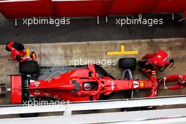 Kimi Raikkonen (FIN) Ferrari SF71H. 26.02.2018. Formula One Testing, Day One, Barcelona, Spain. Monday.